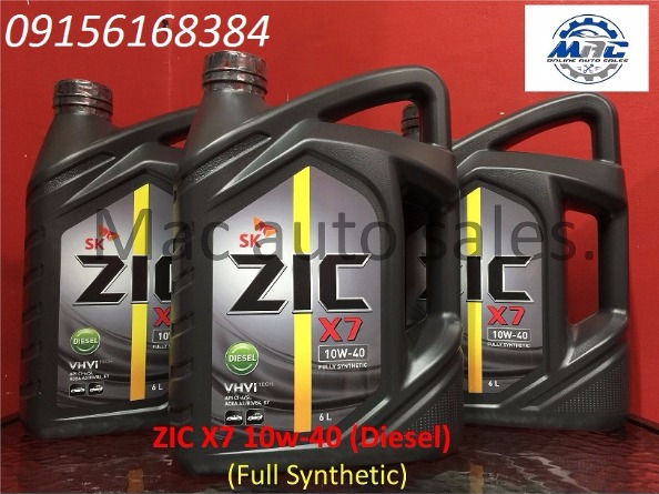 ZIC X7 10w-40 Fully Synthetic [ API CI-4/SL ] 6Ltrs FOR DIESEL photo